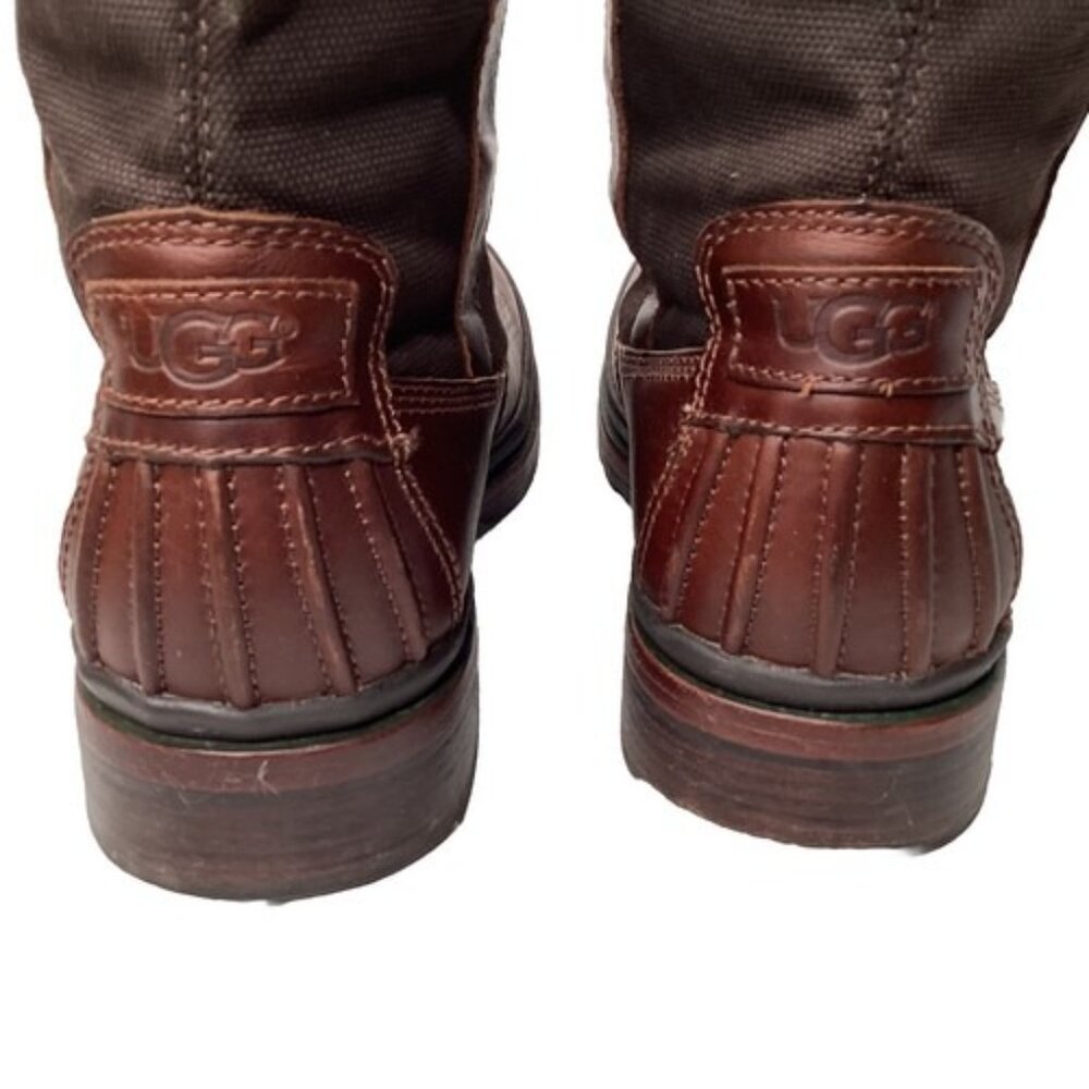 UGG CHE Corbitt Pull On Weatherproof Event Men's Boot Size 7 Brown Leather - Picture 4 of 8